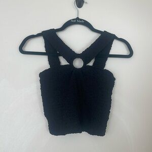 Mango stretchy crop top